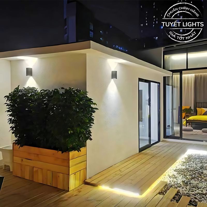 ĐÈN TƯỜNG TIA HIỆU ỨNG – BIẾN MẢNG TƯỜNG THÀNH MỘT TÁC PHẨM NGHỆ THUẬT